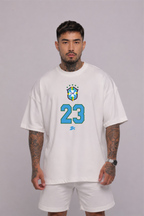 Camiseta oversized "23 Brasil" - 230g