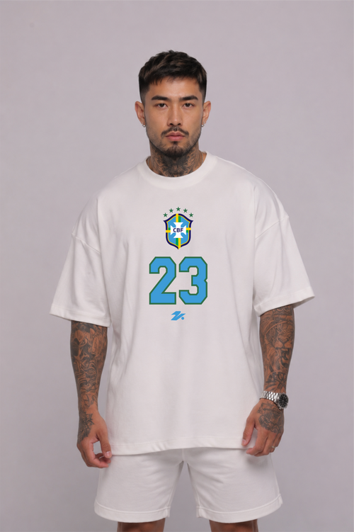 Camiseta oversized "23 Brasil" - 230g