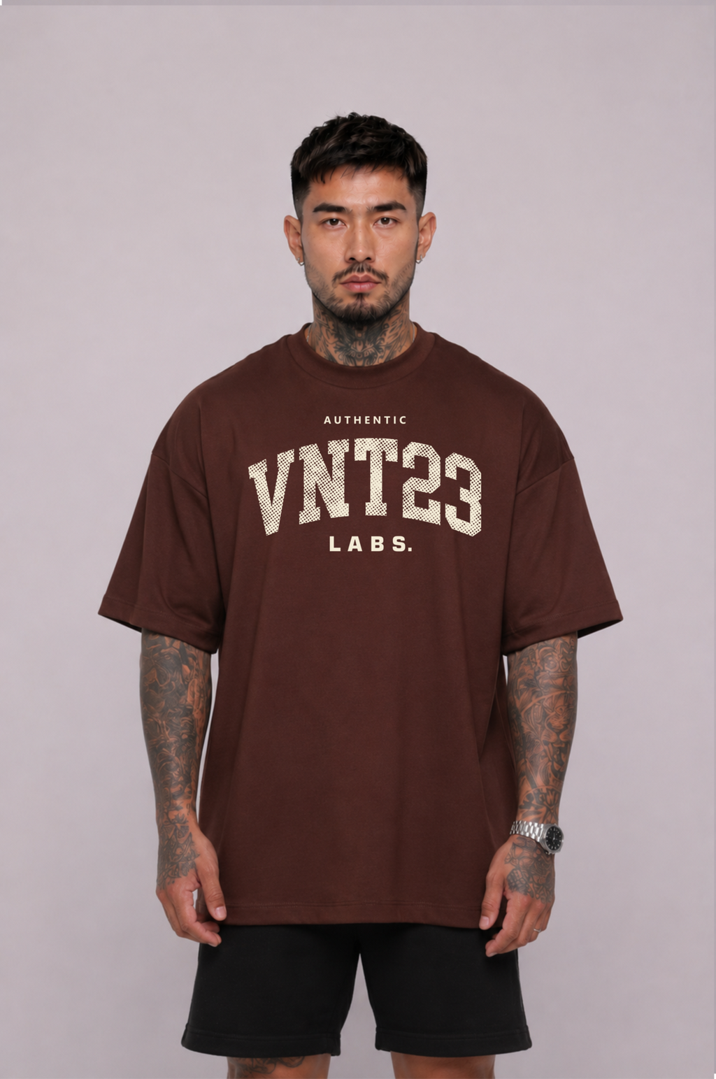 Camiseta oversized "VNT23" - 230G