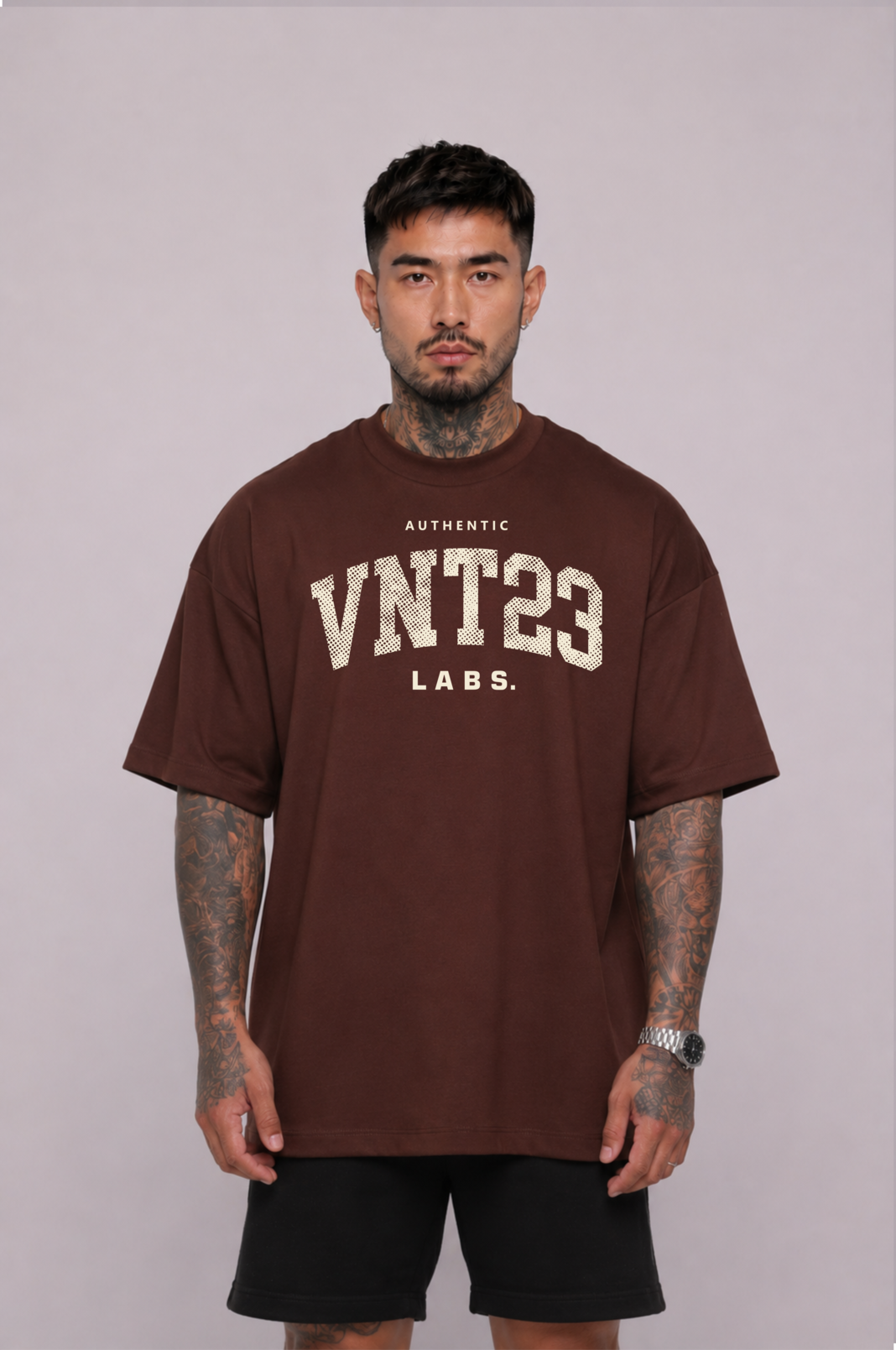 Camiseta oversized "VNT23" - 230G