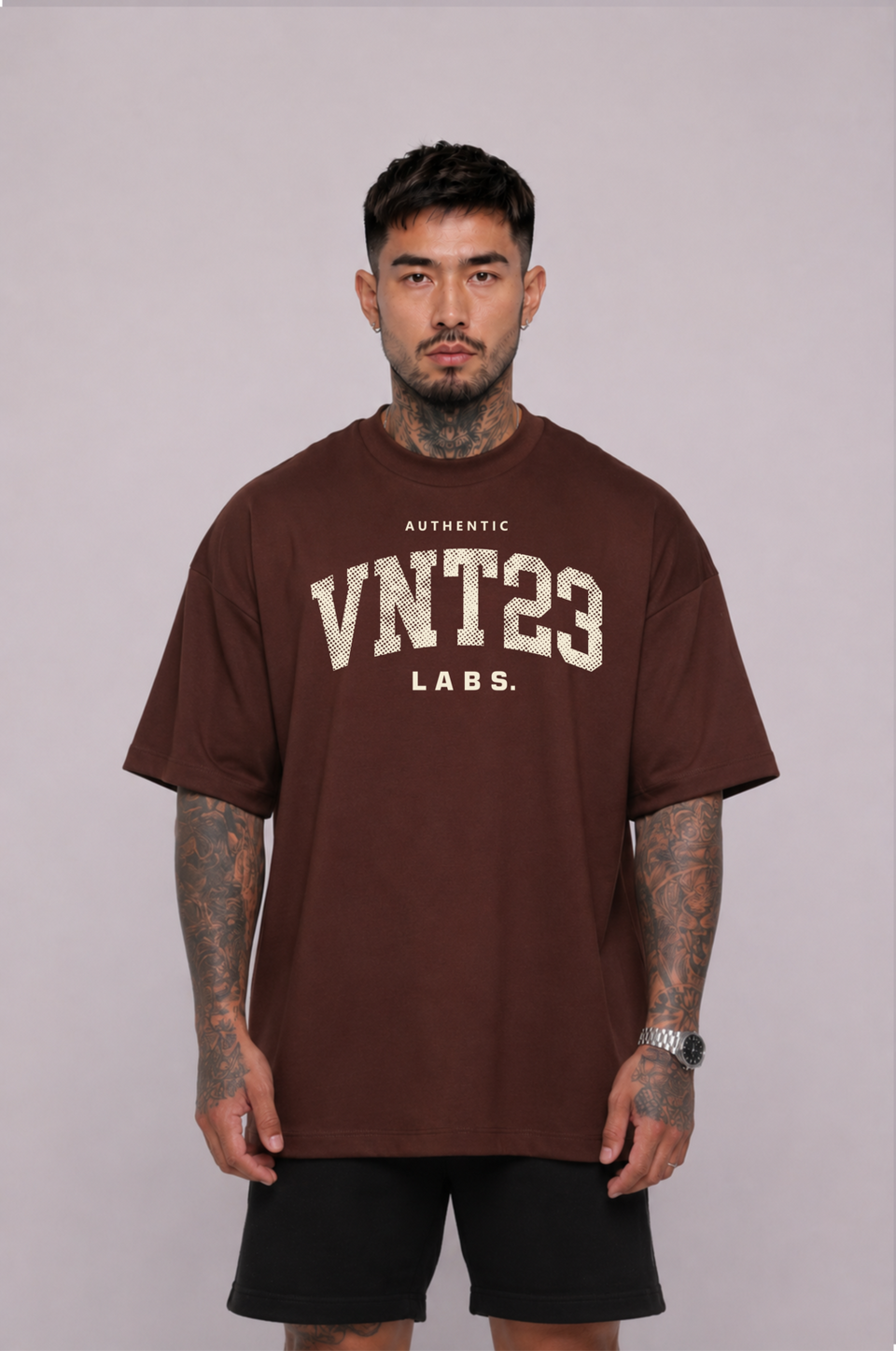 Camiseta oversized "VNT23" - 230G