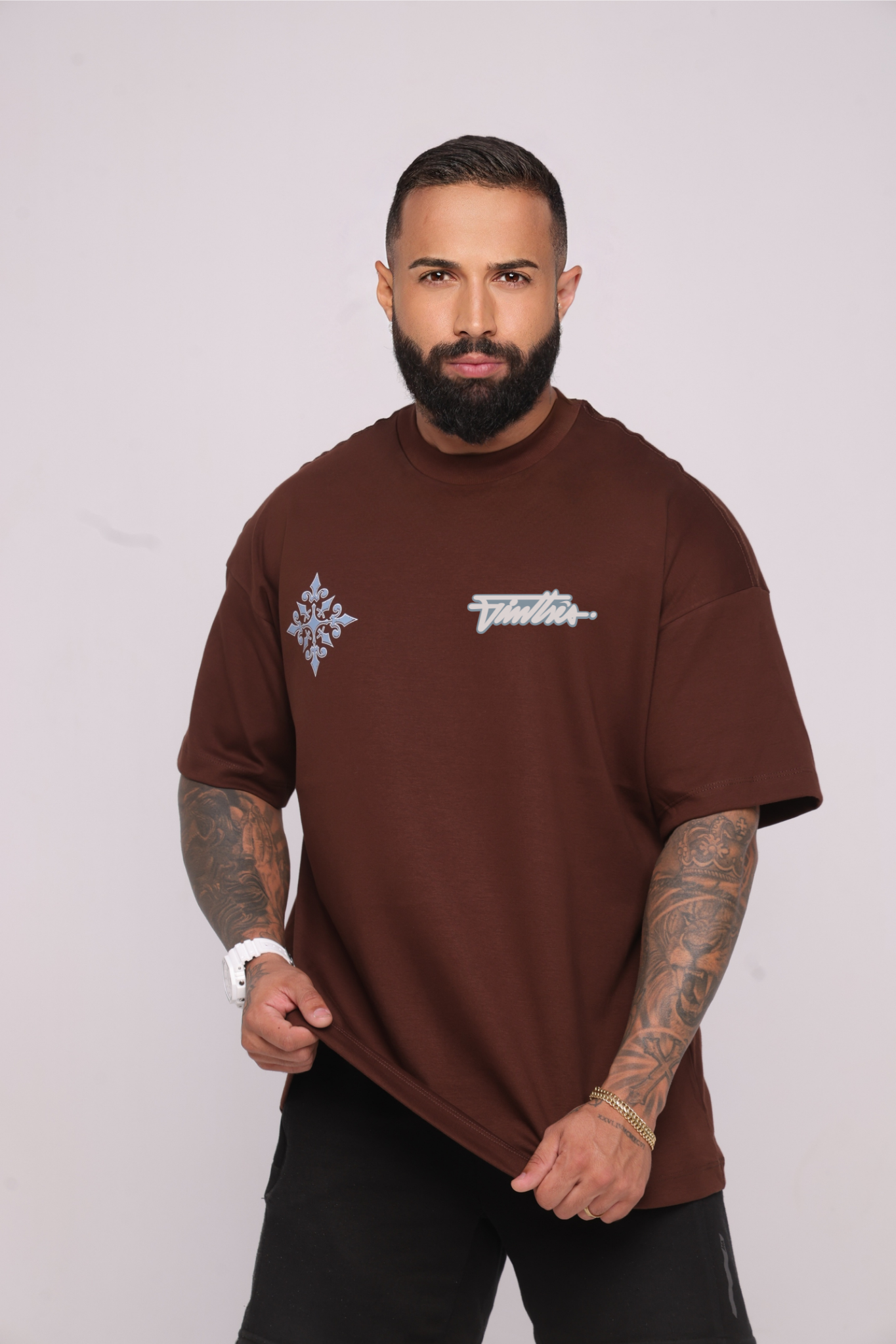 Camiseta oversized "Wind Rose" - 230g