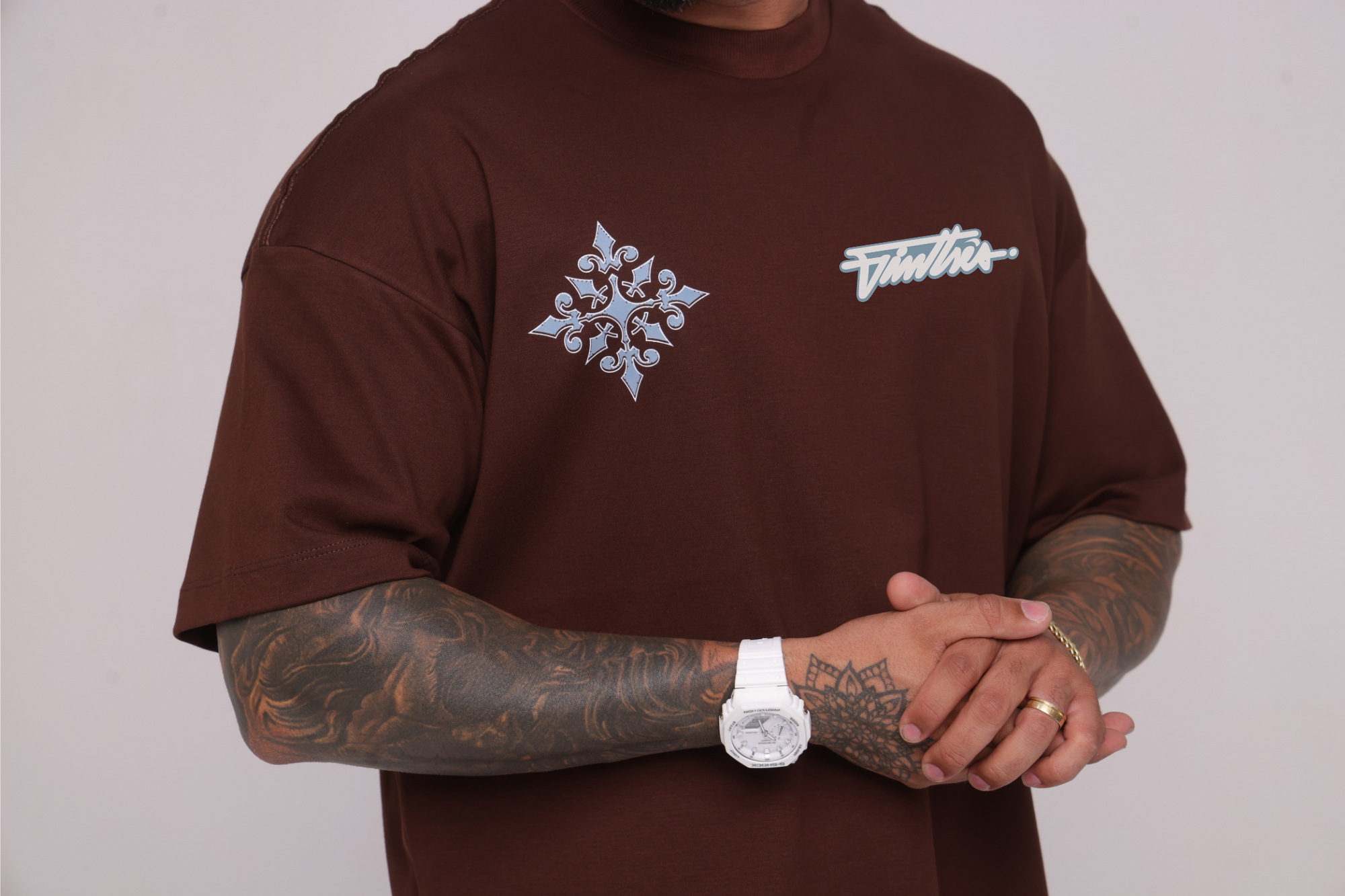 Camiseta oversized "Wind Rose" - 230g