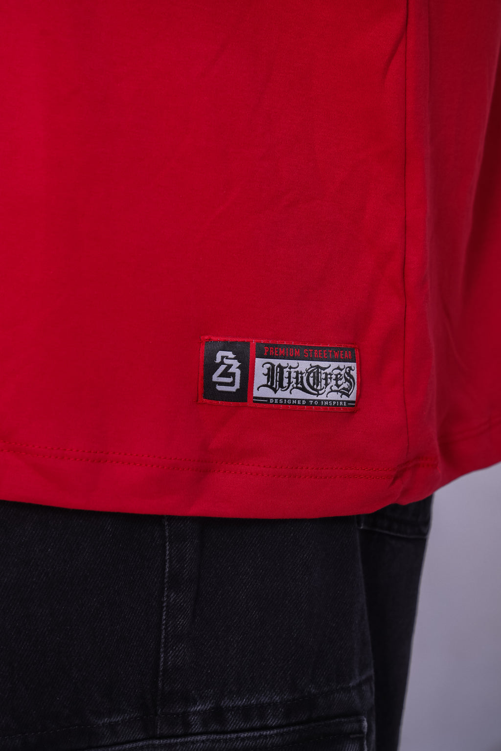 Camiseta oversized 23 vermelha - 230g