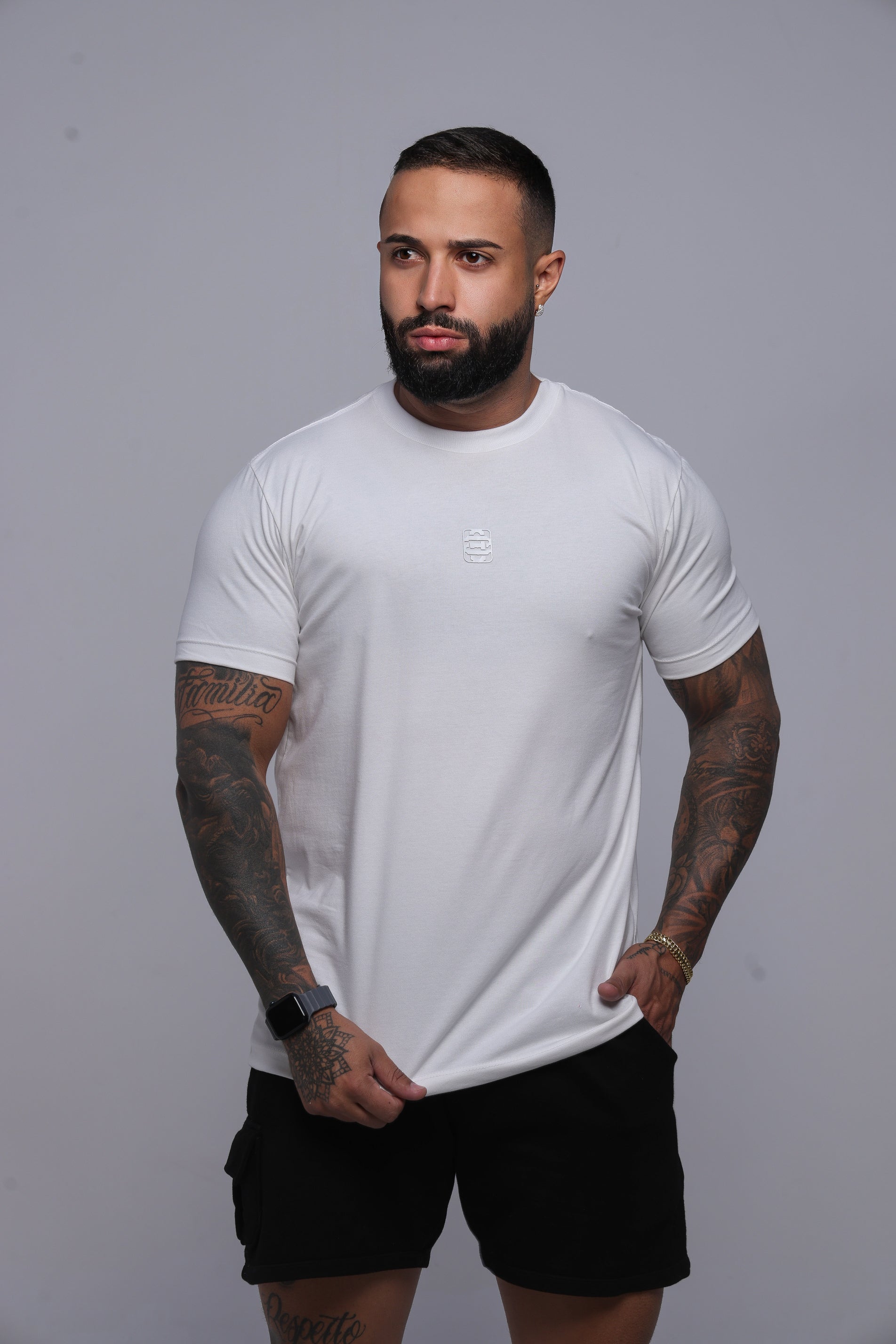 Camiseta regular holograma 23 off-white