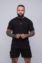 Camiseta regular holograma 23 preta