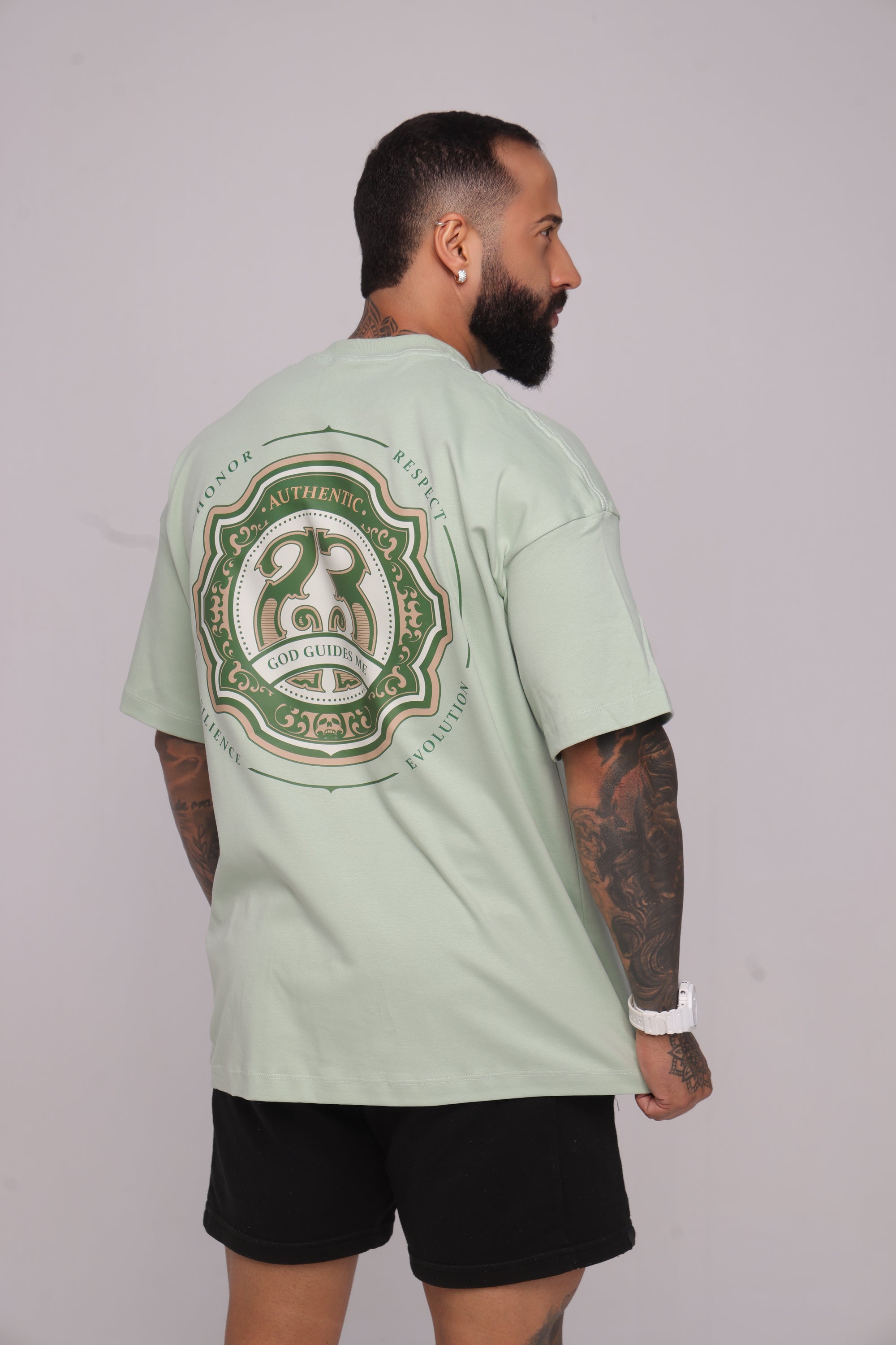 Camiseta oversized "Mandala" - 230g