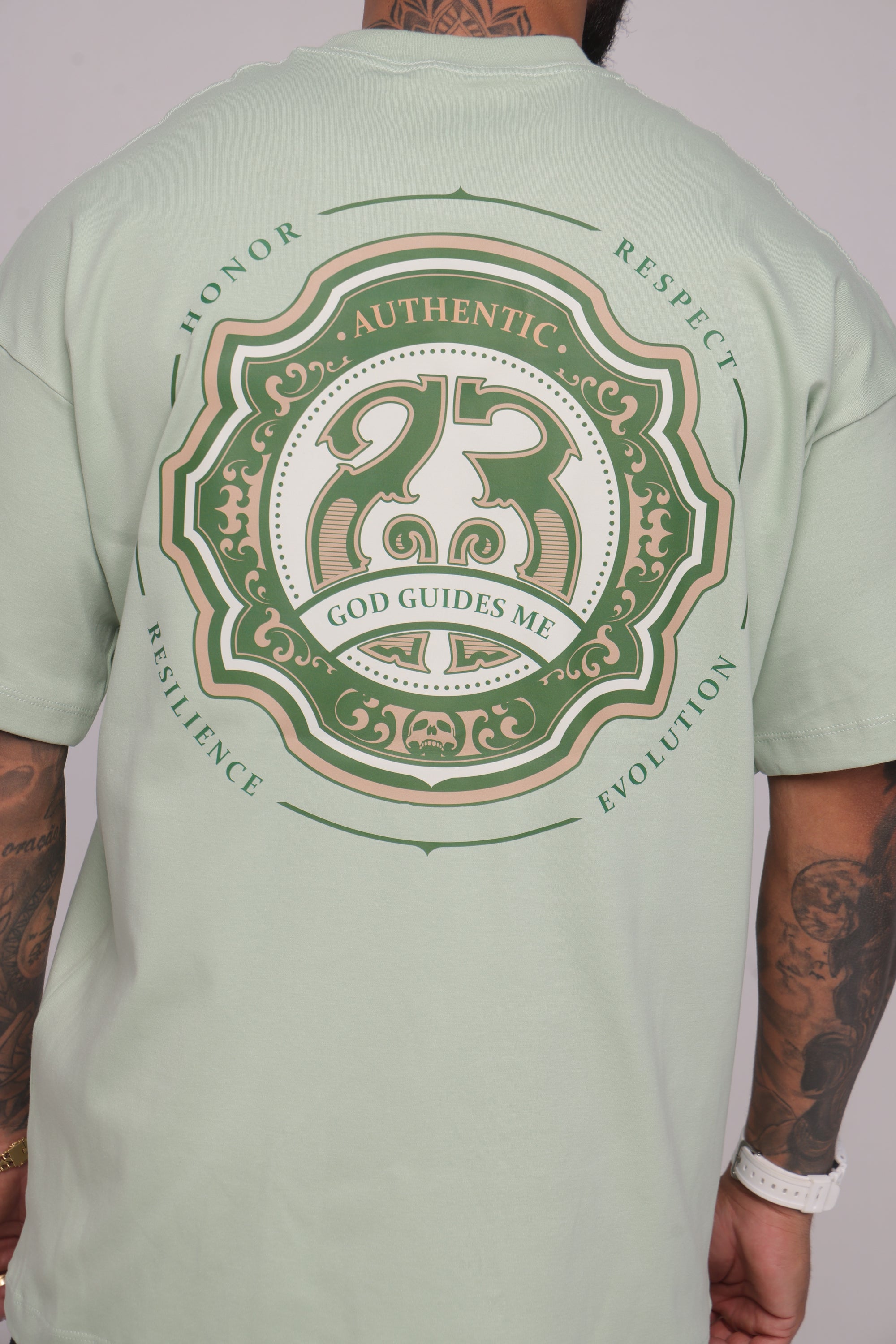 Camiseta oversized "Mandala" - 230g