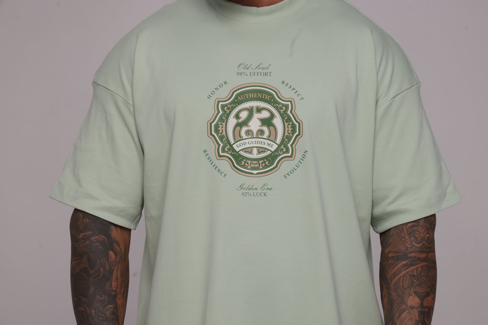 Camiseta oversized "Mandala" - 230g