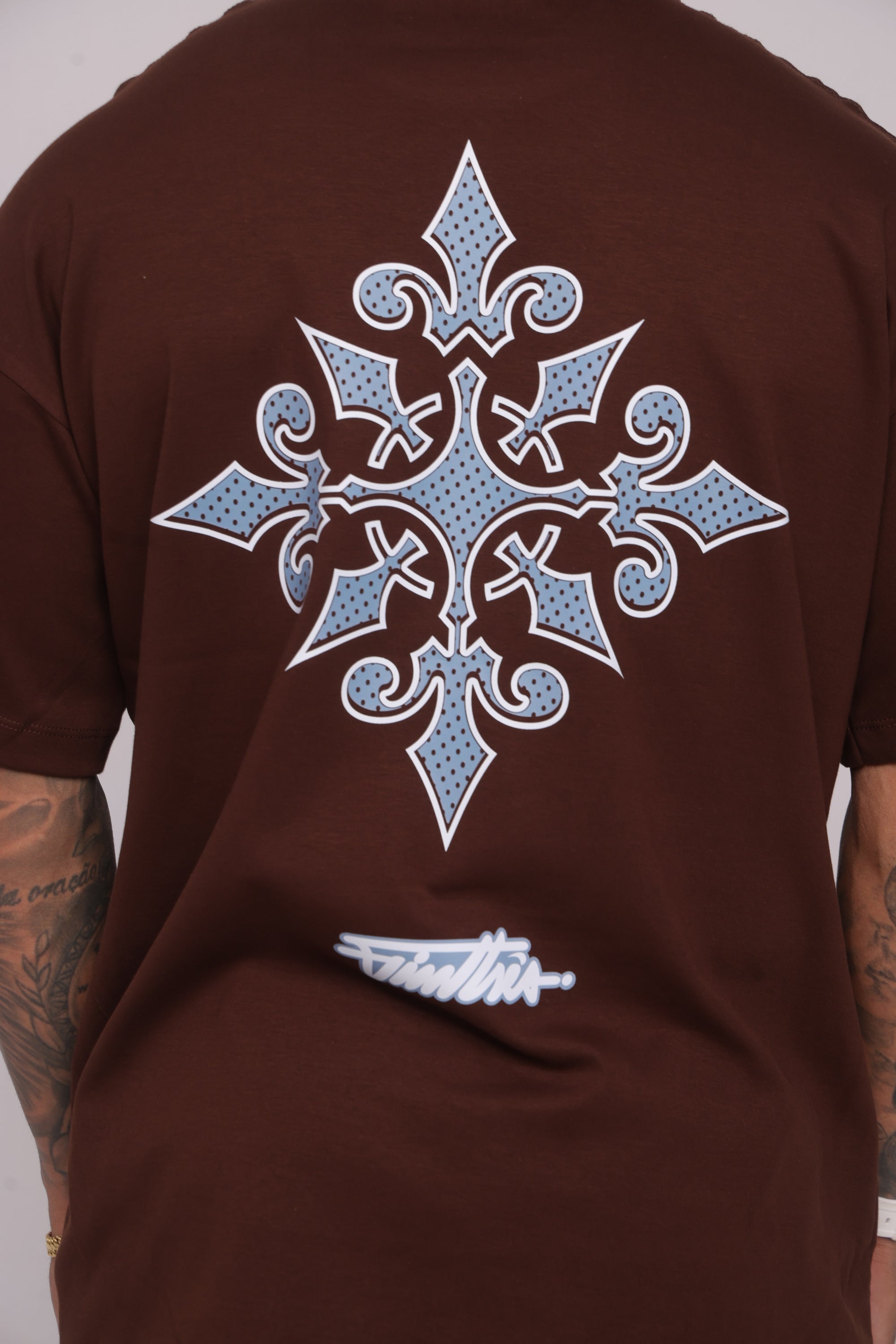 Camiseta oversized "Wind Rose" - 230g