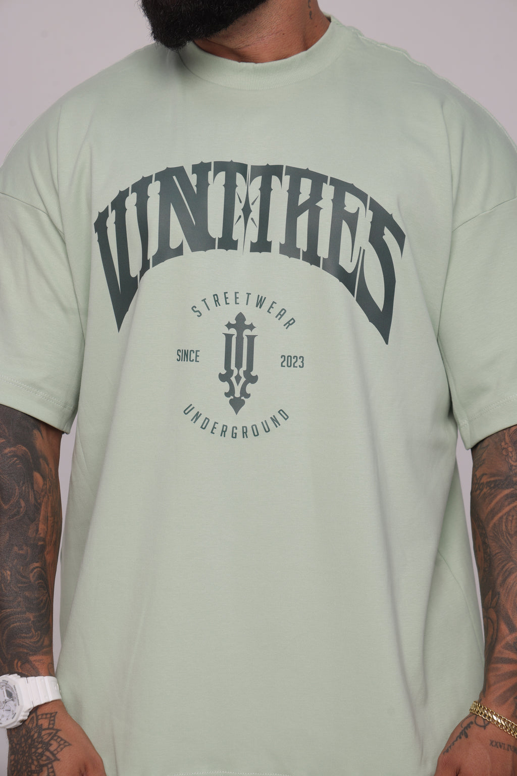 Camiseta oversized "Underground" - 230g