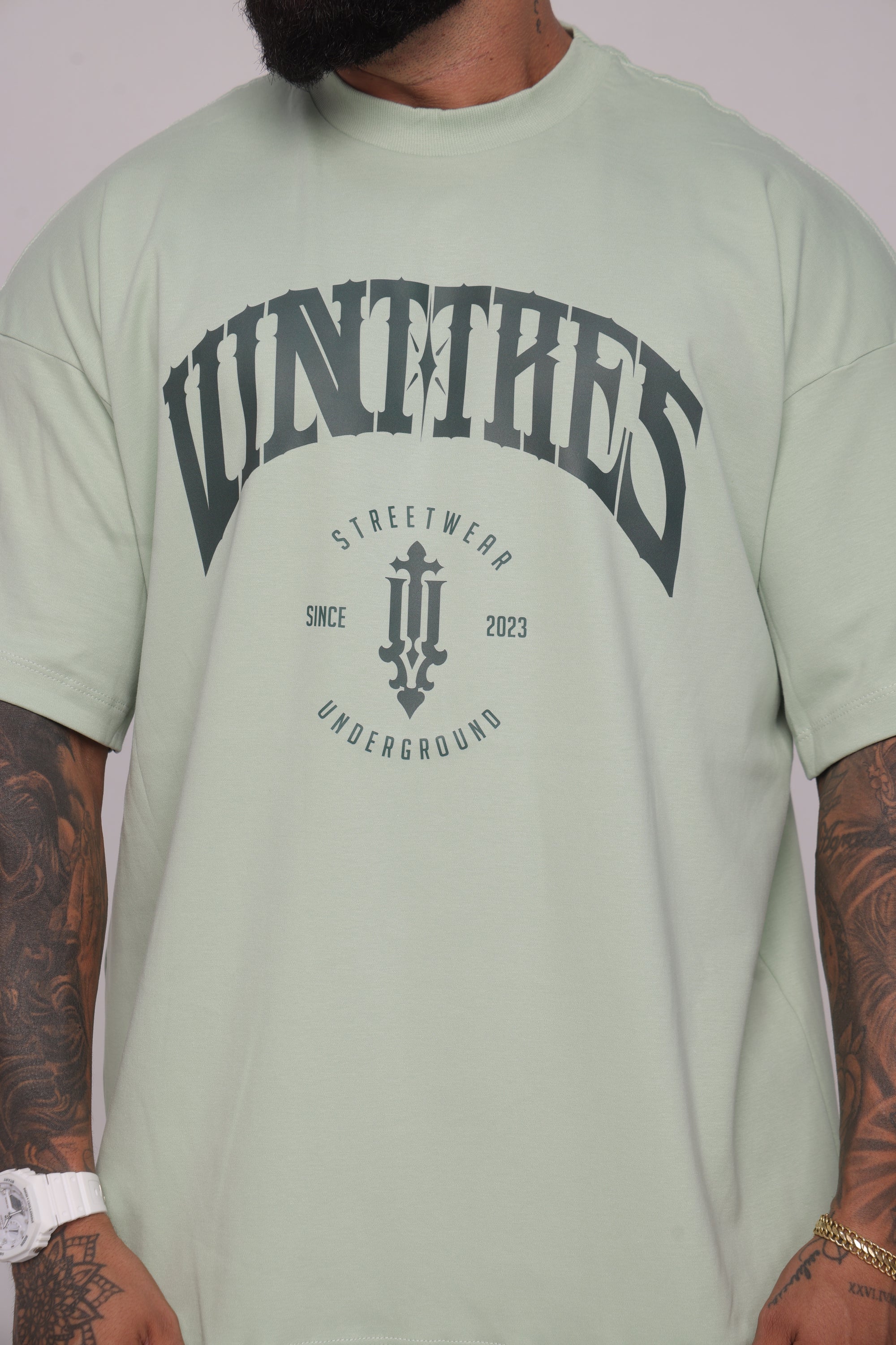 Camiseta oversized "Underground" - 230g