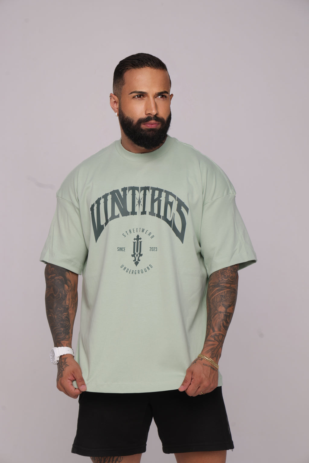 Camiseta oversized "Underground" - 230g