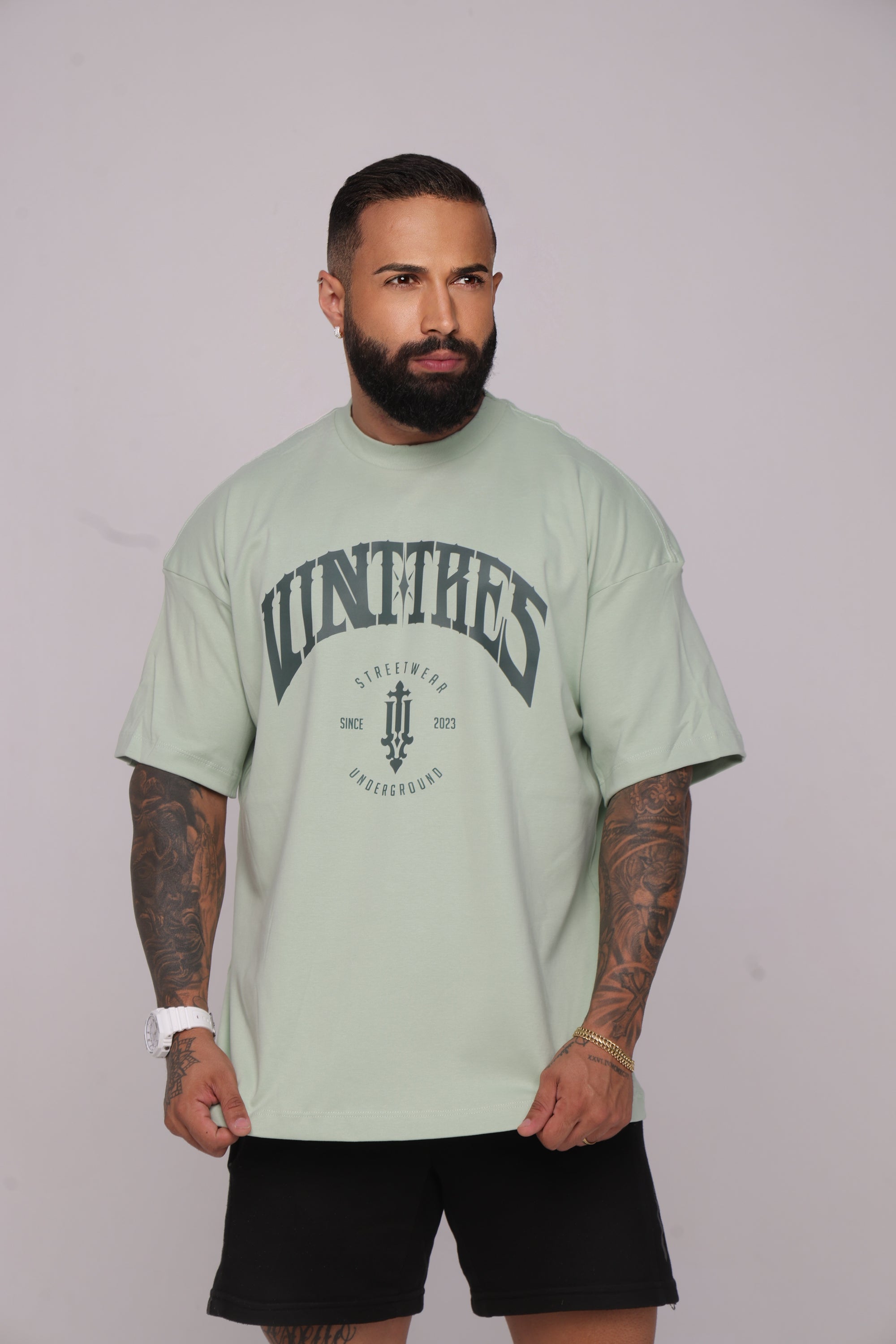 Camiseta oversized "Underground" - 230g