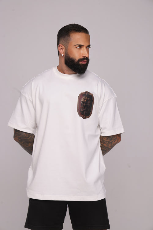 Camiseta oversized "Win in silence" - 230g